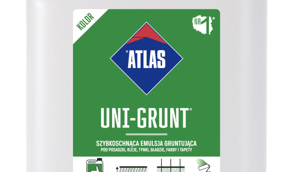 szybkoschnaca-emulsja-gruntujaca-scaled ATLAS UNI GRUNT KOLOR – doskonała jakość w nowej odsłonie